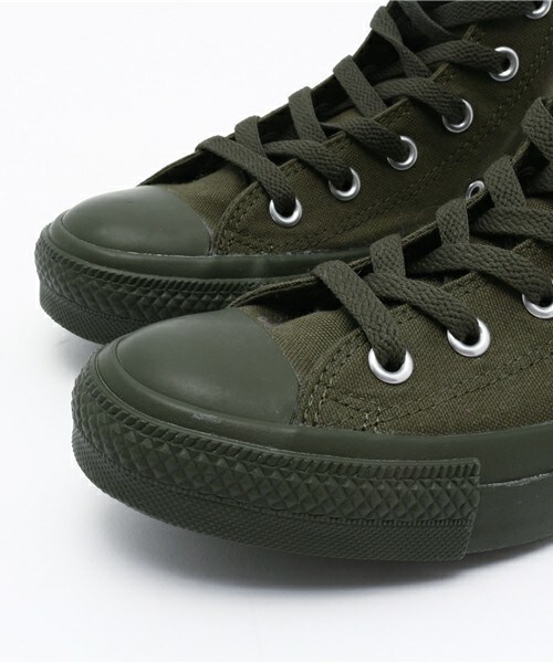 CONVERSE（コンバース）の「レディースサイズ コンバース モノトーン CONVERSE MNC N HI WH 32664604（スニーカー・レディース・カーキ・23cm/24.5cm/24cm）」の5枚目の写真