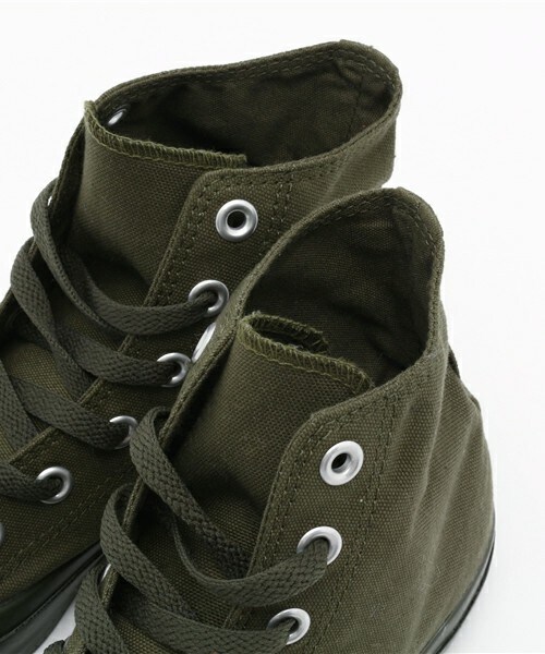 CONVERSE（コンバース）の「レディースサイズ コンバース モノトーン CONVERSE MNC N HI WH 32664604（スニーカー・レディース・カーキ・23cm/24.5cm/24cm）」の6枚目の写真