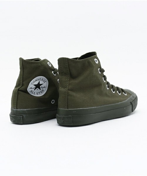 CONVERSE（コンバース）の「レディースサイズ コンバース モノトーン CONVERSE MNC N HI WH 32664604（スニーカー・レディース・カーキ・23cm/24.5cm/24cm）」の4枚目の写真