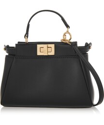 FENDI | Fendi Peekaboo Micro Leather Shoulder Bag(ハンドバッグ)