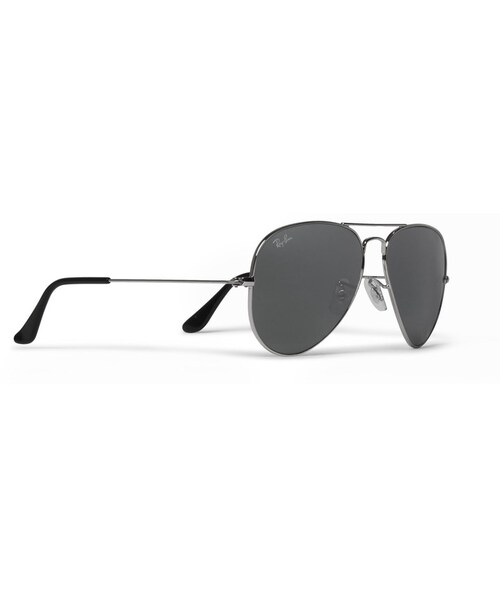 Ray-Ban(レイバン)の「Ray-Ban Metal Aviator Sunglasses(サングラス・メンズ・Silver・One size)」の4枚目の写真