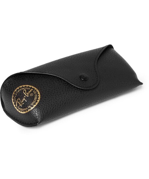 Ray-Ban（レイバン）の「Ray-Ban Clubmaster Square-Frame Acetate Sunglasses（サングラス・メンズ・Black・One size）」の2枚目の写真