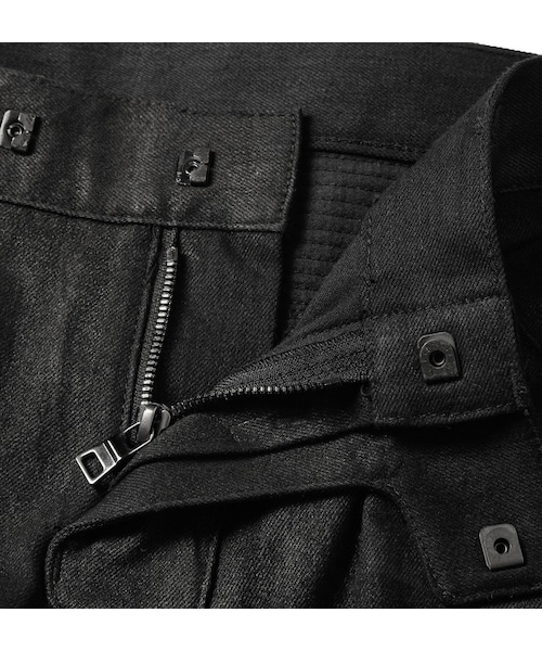 BALMAIN（バルマン）の「Balmain Skinny-Fit Waxed-Denim Jeans