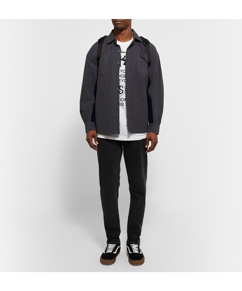 STUSSY（ステューシー）の「Stüssy World Tour Printed Cotton-Jersey T-Shirt（Tシャツ/カットソー・メンズ・White・S/M/L/XL/XXL）」の5枚目の写真