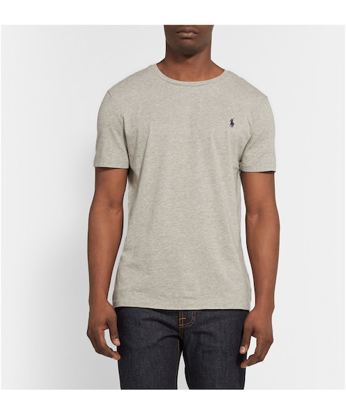 POLO RALPH LAUREN（ポロ ラルフ ローレン）の「Polo Ralph Lauren Cotton-Jersey T-Shirt（Tシャツ/カットソー・メンズ・Gray・S/M/L/XL/XXL）」の6枚目の写真