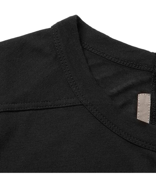 Rick Owens（リックオウエンス）の「Rick Owens Long-Length Jersey T-Shirt（Tシャツ/カットソー・メンズ・Black・XS/S/M/L/XL）」の3枚目の写真