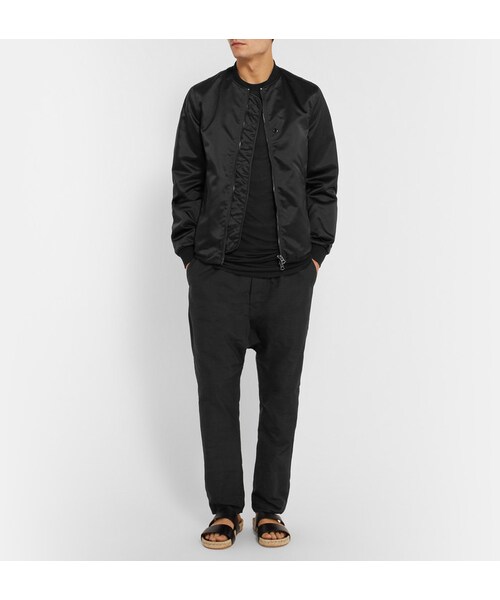 Rick Owens（リックオウエンス）の「Rick Owens Long-Length Jersey T-Shirt（Tシャツ/カットソー・メンズ・Black・XS/S/M/L/XL）」の2枚目の写真