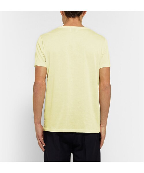 Acne Studios（アクネストゥディオズ）の「Acne Studios Standard O Cotton T-Shirt（Tシャツ/カットソー・メンズ・Yellow・XS/S/M/L/XL）」の2枚目の写真