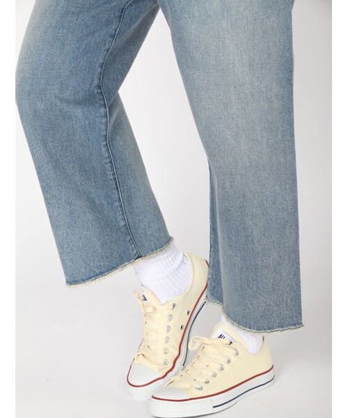 Rinajour（リナジュール）の「Rinajour(リナジュール)デニムクロップドパンツ（パンツ・レディース・INDIGO/USED・2/1）」の8枚目の写真