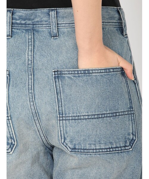 Rinajour（リナジュール）の「Rinajour(リナジュール)デニムクロップドパンツ（パンツ・レディース・INDIGO/USED・2/1）」の9枚目の写真