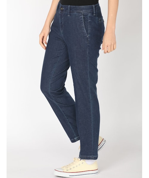 Rinajour（リナジュール）の「Rinajour(リナジュール)デニムトラウザーパンツ（パンツ・レディース・INDIGO/USED・2/1）」の2枚目の写真