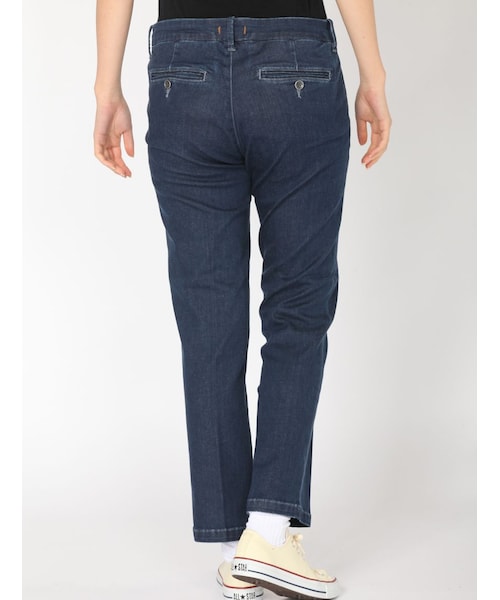 Rinajour（リナジュール）の「Rinajour(リナジュール)デニムトラウザーパンツ（パンツ・レディース・INDIGO/USED・2/1）」の3枚目の写真