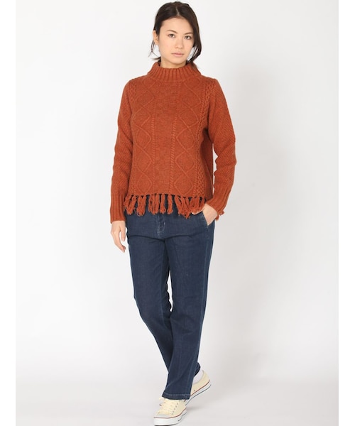 Rinajour（リナジュール）の「Rinajour(リナジュール)デニムトラウザーパンツ（パンツ・レディース・INDIGO/USED・2/1）」の8枚目の写真