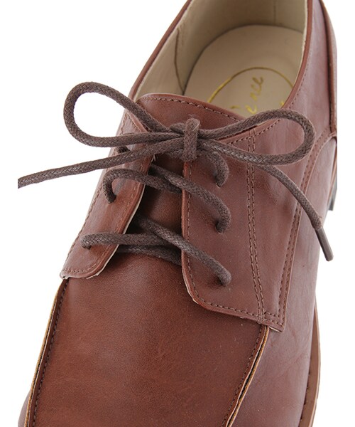 w closet（ダブルクローゼット）の「レースアップタンク底シューズ（シューズ・レディース・キャメル/ブラウン/ブラック・M/L）」の8枚目の写真