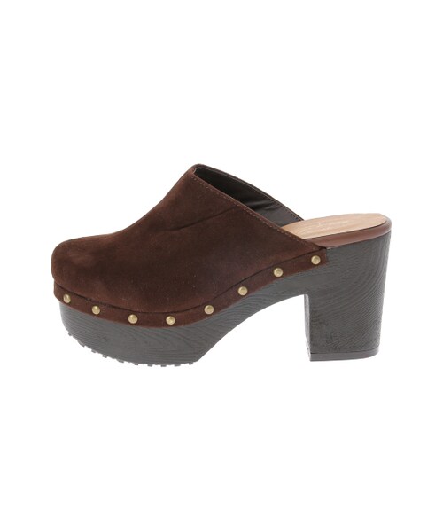 w closet（ダブルクローゼット）の「スタッズサボ（シューズ・レディース・ベージュ/ブラウン/ブラック・M/L）」の5枚目の写真