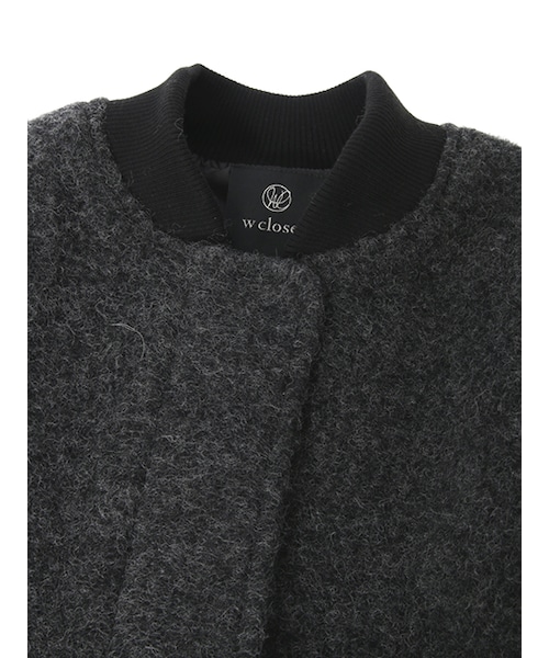 w closet(ダブルクローゼット)の「袖切替MA-1(ジャケット/アウター・レディース・カーキ/Dグレー・FREE)」の6枚目の写真