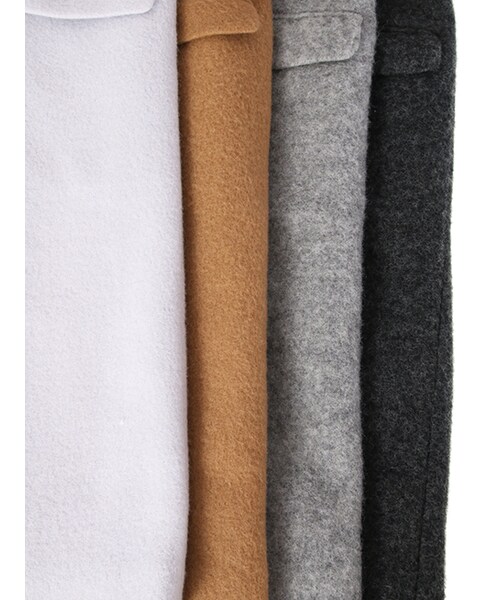 w closet（ダブルクローゼット）の「スライバーチェスターコート（ジャケット/アウター・レディース・ラベンダー/キャメル/グレー/チャコール・FREE）」の11枚目の写真