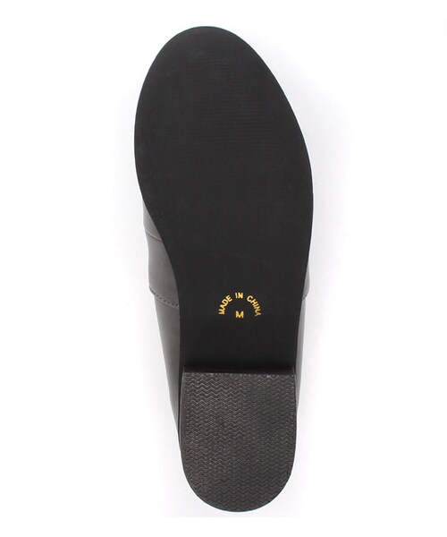 mysty woman（ミスティウーマン）の「スタックヒールサイドゴアショートブーツ（シューズ・レディース・チャコールグレー/キャメル/ブラック・M/L）」の11枚目の写真