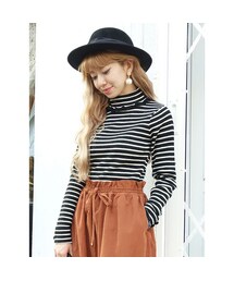 F i.n.t | 釦付きリブタートル/F&A(ニット/セーター)