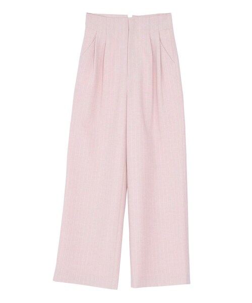 dazzlin（ダズリン）の「【se】ストライプワイドパンツ（パンツ・レディース・オフホワイト/グレー/ピンク・S/M）」の3枚目の写真