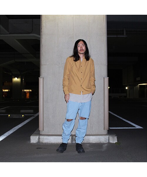 69（シックスティーナイン）の「Slit Pants（パンツ・Light Indigo Blue・XS/S/M/L）」の11枚目の写真