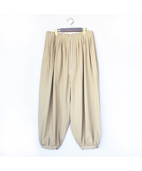 SASQUATCHfabrix.(サスクワァッチファブリックス)の「Balloon Pants(パンツ・Beige・S/M)」の1枚目の写真