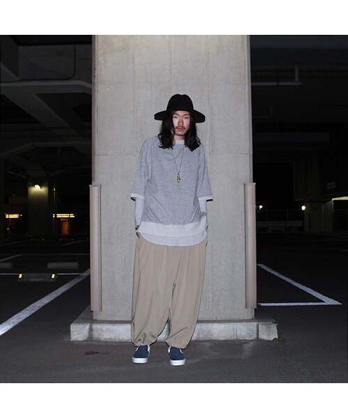 SASQUATCHfabrix.（サスクワァッチファブリックス）の「Half Sleeve Sweat（トップス・Ash Grey・S/L）」の8枚目の写真