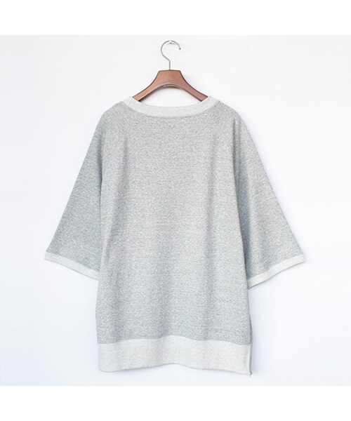 SASQUATCHfabrix.（サスクワァッチファブリックス）の「Half Sleeve Sweat（トップス・Ash Grey・S/L）」の2枚目の写真