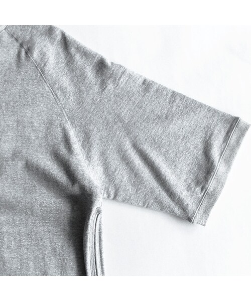 SASQUATCHfabrix.（サスクワァッチファブリックス）の「Half Sleeve Sweat（トップス・Ash Grey・S/L）」の4枚目の写真