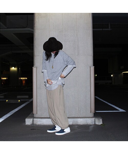SASQUATCHfabrix.（サスクワァッチファブリックス）の「Half Sleeve Sweat（トップス・Ash Grey・S/L）」の9枚目の写真