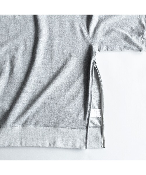 SASQUATCHfabrix.（サスクワァッチファブリックス）の「Half Sleeve Sweat（トップス・Ash Grey・S/L）」の5枚目の写真