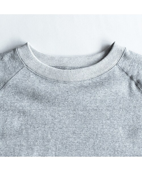 SASQUATCHfabrix.（サスクワァッチファブリックス）の「Half Sleeve Sweat（トップス・Ash Grey・S/L）」の3枚目の写真