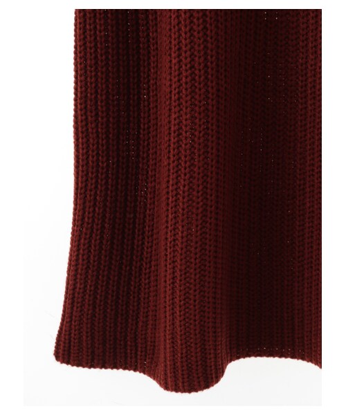 earth music&ecology（アースミュージックアンドエコロジー）の「ノースリーブタートルワンピース（ワンピース/ドレス・ブラック/ブリックレッド/キャメル/カーキ・F）」の9枚目の写真