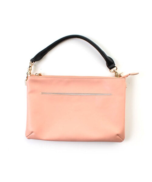 31 Sons de mode（トランテアン　ソン　ドゥ　モード）の「ポーチ付トートバッグ（バッグ・レディース・ホワイト/ブラック/ベージュ・フリー）」の18枚目の写真