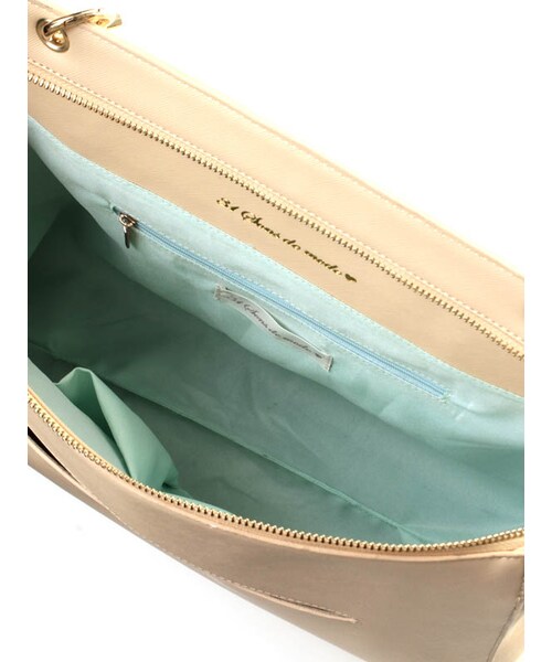 31 Sons de mode（トランテアン　ソン　ドゥ　モード）の「ポーチ付トートバッグ（バッグ・レディース・ホワイト/ブラック/ベージュ・フリー）」の10枚目の写真