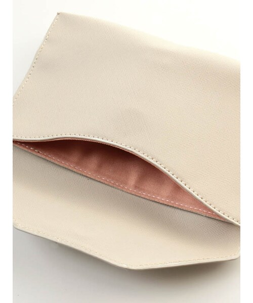 31 Sons de mode（トランテアン　ソン　ドゥ　モード）の「ポーチ付トートバッグ（バッグ・レディース・ホワイト/ブラック/ベージュ・フリー）」の14枚目の写真