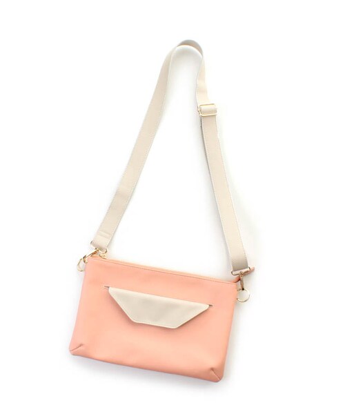 31 Sons de mode（トランテアン　ソン　ドゥ　モード）の「ポーチ付トートバッグ（バッグ・レディース・ホワイト/ブラック/ベージュ・フリー）」の12枚目の写真