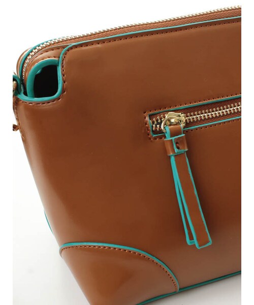 31 Sons de mode（トランテアン　ソン　ドゥ　モード）の「配色ミニボストンバッグ（バッグ・レディース・ブラウン/ホワイト/ベージュ・フリー/フリー/SOLD_OUT）」の10枚目の写真