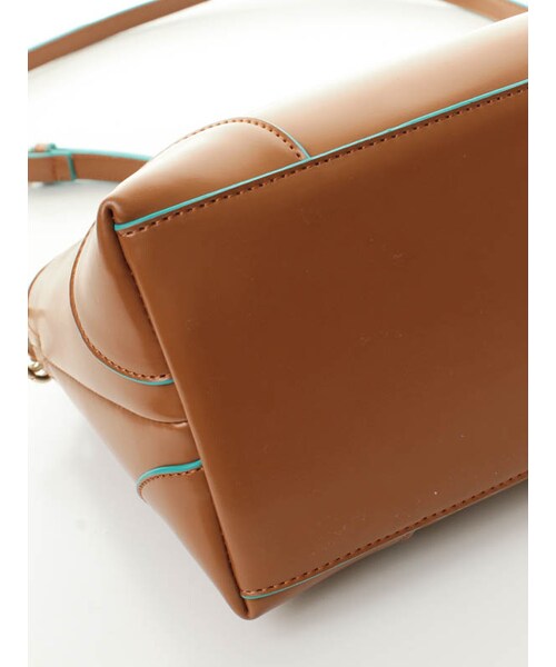 31 Sons de mode（トランテアン　ソン　ドゥ　モード）の「配色ミニボストンバッグ（バッグ・レディース・ブラウン/ホワイト/ベージュ・フリー/フリー/SOLD_OUT）」の12枚目の写真