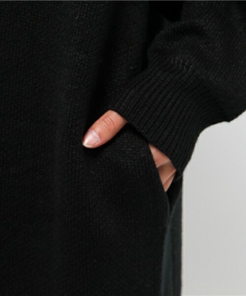 Louches（ルーシュ）の「タートルネックロングニットワンピース（ニット/セーター・メンズ・ブラック/グレー/ベージュ・FREE）」の6枚目の写真