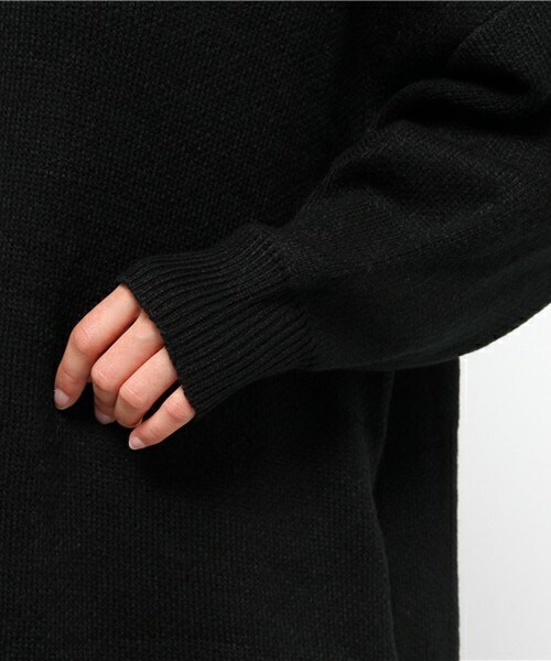 Louches（ルーシュ）の「タートルネックロングニットワンピース（ニット/セーター・メンズ・ブラック/グレー/ベージュ・FREE）」の5枚目の写真