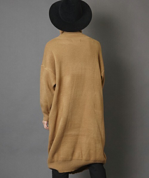 Louches（ルーシュ）の「タートルネックロングニットワンピース（ニット/セーター・メンズ・ブラック/グレー/ベージュ・FREE）」の17枚目の写真