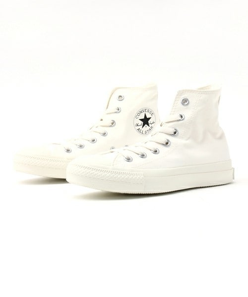 CONVERSE（コンバース）の「レディースサイズ コンバース モノトーン オールスター ホワイト CONVERSE MNC N HI WH 32664600（スニーカー・レディース・ホワイト・23.5cm）」の2枚目の写真