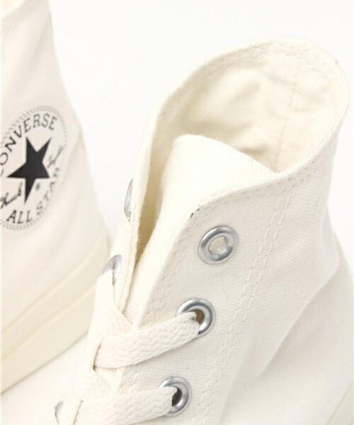 CONVERSE（コンバース）の「レディースサイズ コンバース モノトーン オールスター ホワイト CONVERSE MNC N HI WH 32664600（スニーカー・レディース・ホワイト・23.5cm）」の6枚目の写真