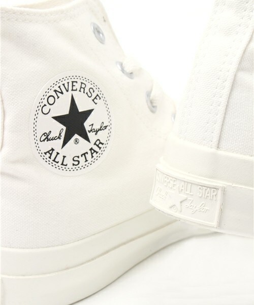 CONVERSE（コンバース）の「レディースサイズ コンバース モノトーン オールスター ホワイト CONVERSE MNC N HI WH 32664600（スニーカー・レディース・ホワイト・23.5cm）」の8枚目の写真