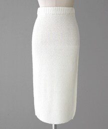 DHOLIC | リブニットタイトミディ丈スカート(スカート)