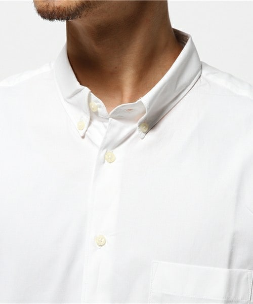 UNION STATION（ユニオンステーション）の「【コムドコットン】BDボタンダウンシャツ（シャツ/ブラウス・メンズ・ホワイト/ライトブラウン/カーキ/ネイビー・SMALL/MEDIUM/LARGE/LL）」の7枚目の写真