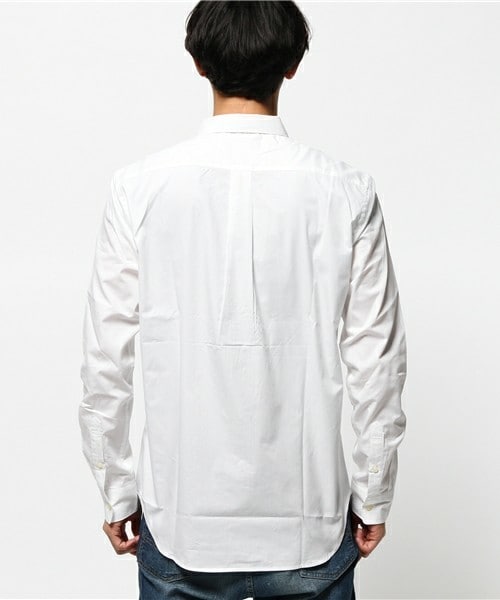 UNION STATION（ユニオンステーション）の「【コムドコットン】BDボタンダウンシャツ（シャツ/ブラウス・メンズ・ホワイト/ライトブラウン/カーキ/ネイビー・SMALL/MEDIUM/LARGE/LL）」の6枚目の写真