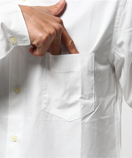 UNION STATION（ユニオンステーション）の「【コムドコットン】BDボタンダウンシャツ（シャツ/ブラウス・メンズ・ホワイト/ライトブラウン/カーキ/ネイビー・SMALL/MEDIUM/LARGE/LL）」の10枚目の写真