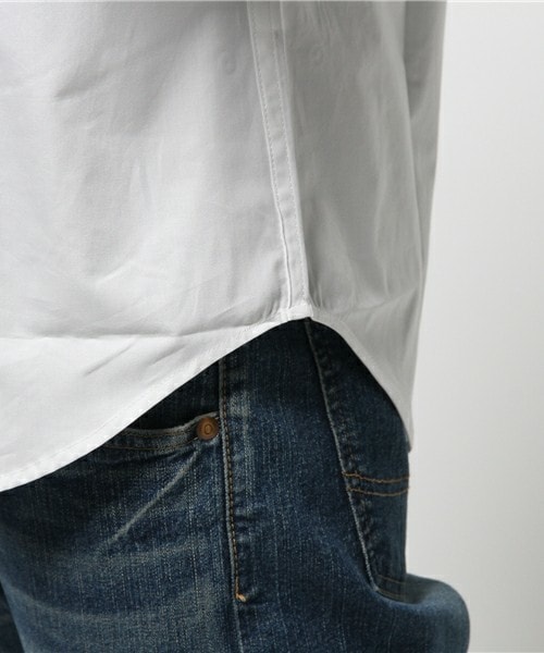 UNION STATION（ユニオンステーション）の「【コムドコットン】BDボタンダウンシャツ（シャツ/ブラウス・メンズ・ホワイト/ライトブラウン/カーキ/ネイビー・SMALL/MEDIUM/LARGE/LL）」の9枚目の写真